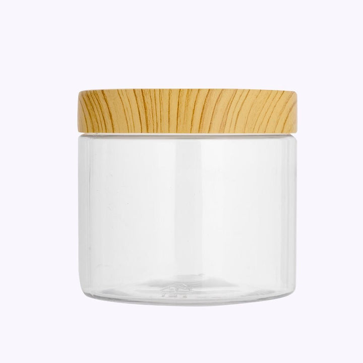 Round PET Jar BPA - Free & Air - Tight Storage Container 400ML - Souk Al RasFood Storage Containers