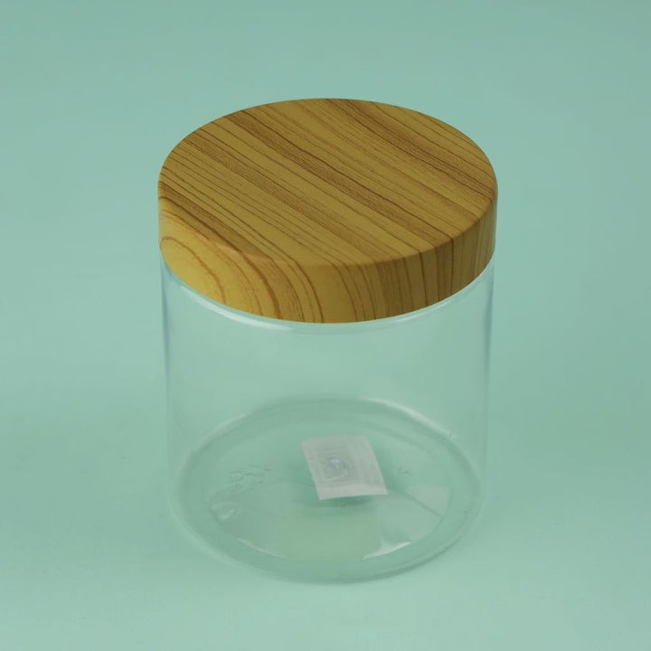 Round PET Jar BPA - Free & Air - Tight Storage Container 400ML - Souk Al RasFood Storage Containers