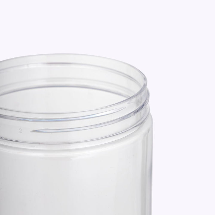 Round PET Jar BPA - Free & Air - Tight Storage Container 400ML - Souk Al RasFood Storage Containers