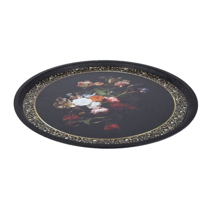 Round Serving Tray Durable Long Lasting & Lightweight 36CM - Souk Al RasServing Dishes Trays & Platters