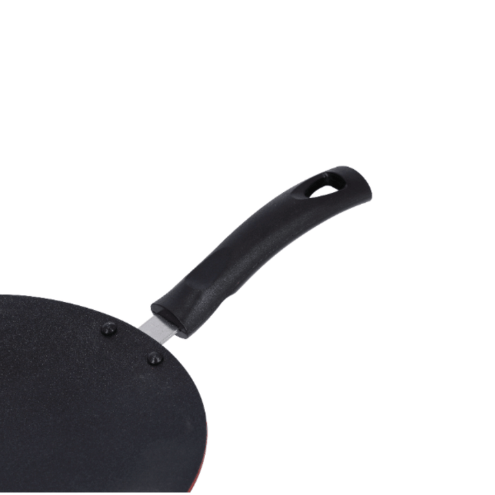 Set of Frypan and Tawa with Turner, Red and Black 3Piece - Souk Al RasKitchen Tools & Utensils