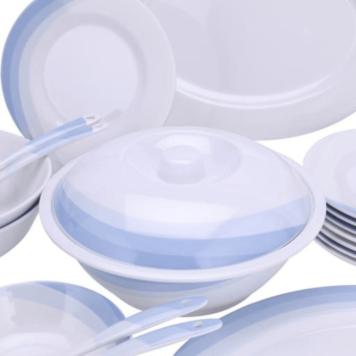 Skyline Melamine ware Dinner Set 54 PCS - Souk Al RasDinnerware Sets