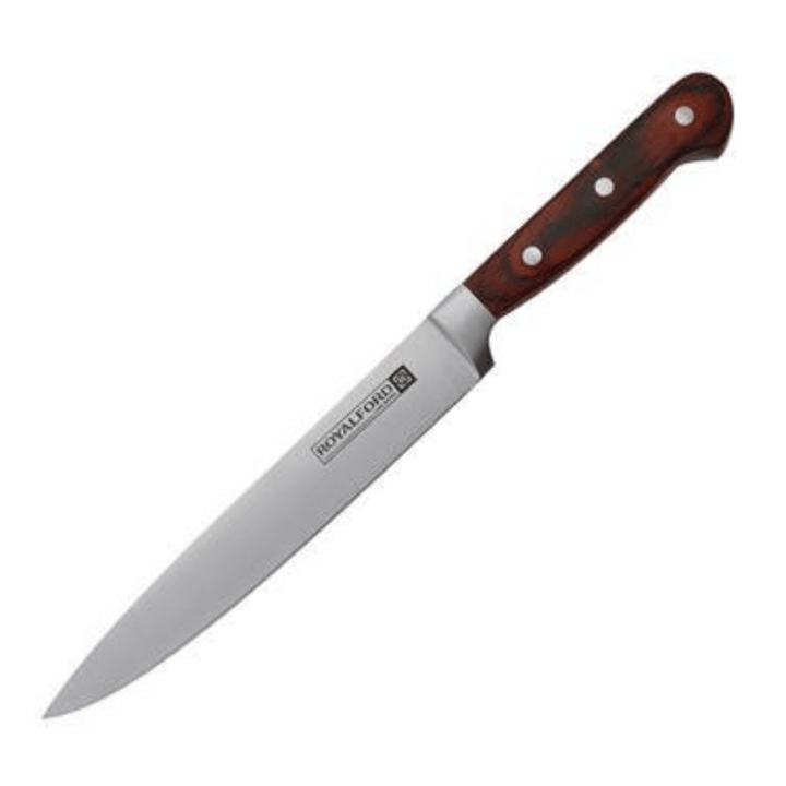 Slicer Knife - Wooden Handle, All - Purpose, Ultra - Sharp Kitchen Knife 20CM - Souk Al RasCutlery & Flatware