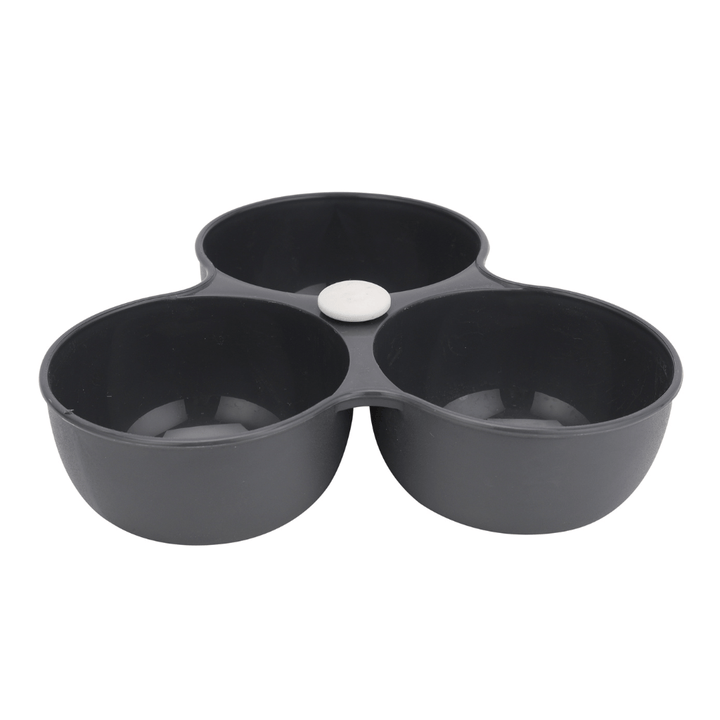 Snack Serving Bowl set with 3 compartments - Souk Al RasServeware