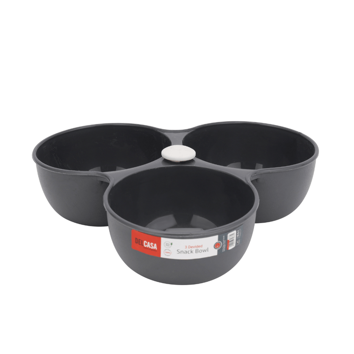 Snack Serving Bowl set with 3 compartments - Souk Al RasServeware