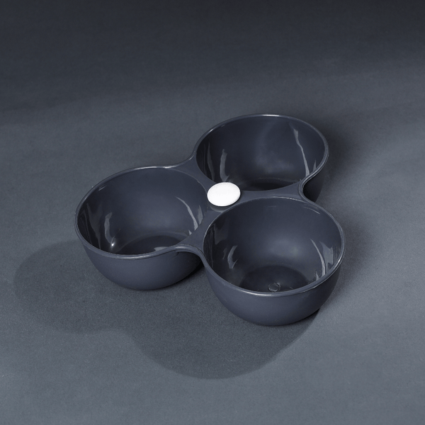 Snack Serving Bowl set with 3 compartments - Souk Al RasServeware