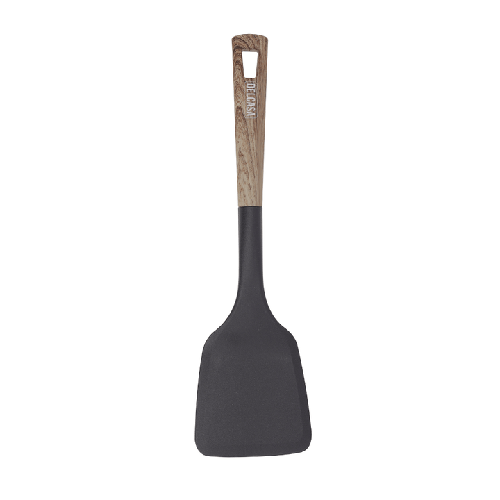 Solid Turner with PP Handle and Wooden Finish, Premium Quality Plastic Turner - Souk Al RasCooking Utensils