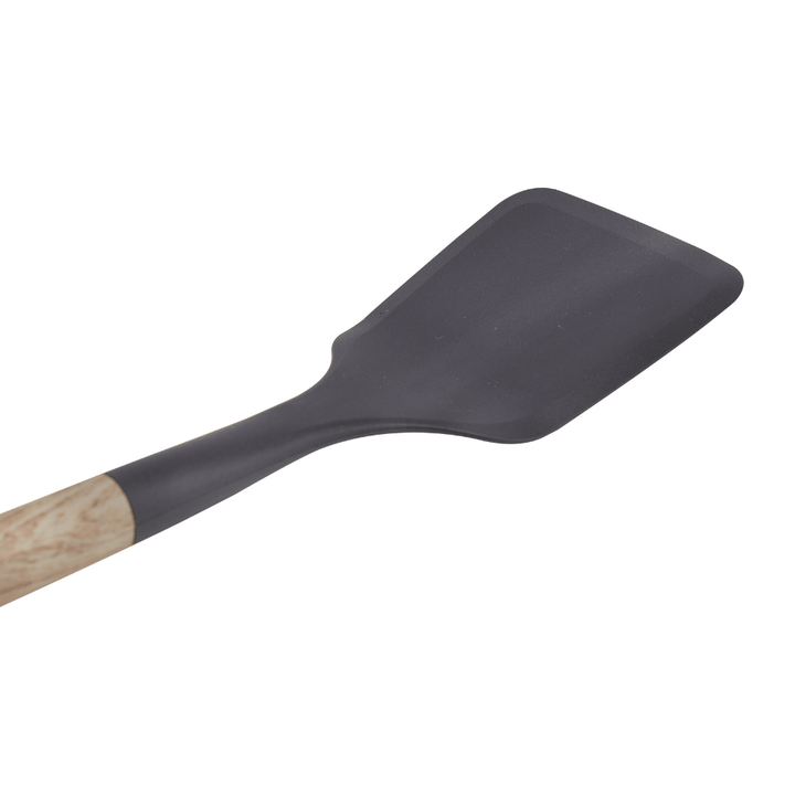 Solid Turner with PP Handle and Wooden Finish, Premium Quality Plastic Turner - Souk Al RasCooking Utensils