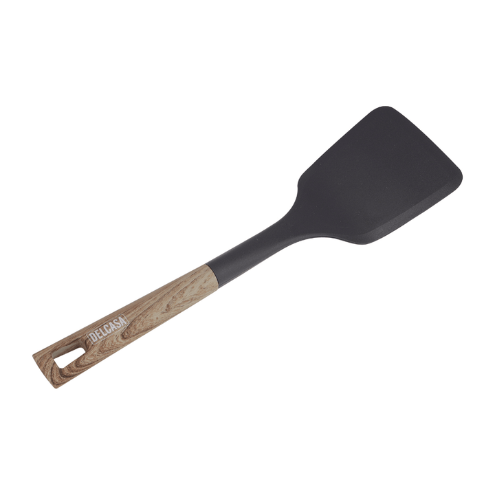 Solid Turner with PP Handle and Wooden Finish, Premium Quality Plastic Turner - Souk Al RasCooking Utensils