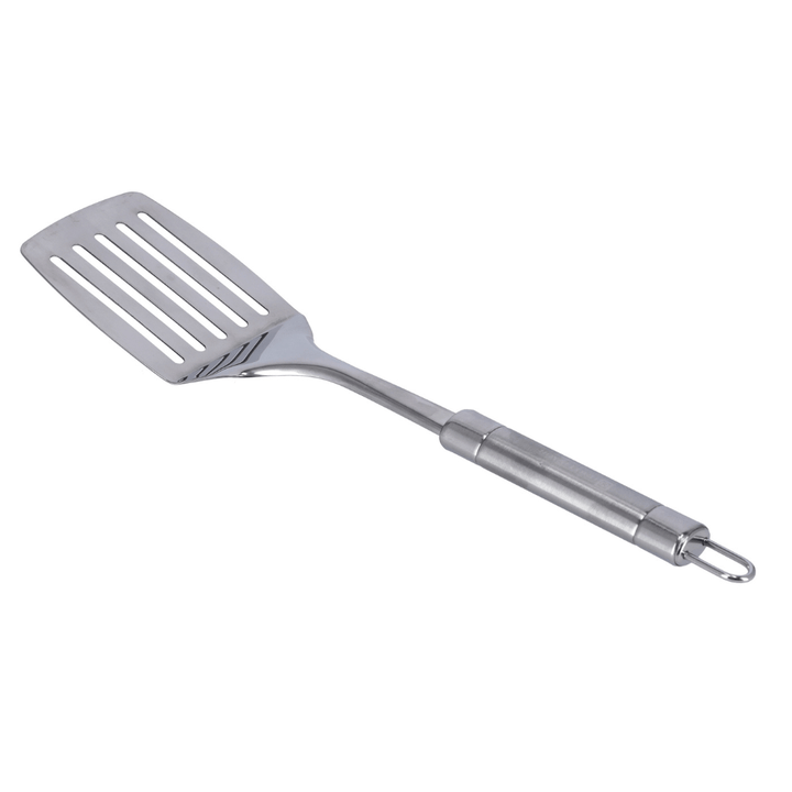 Spatula Stainless Steel Slotted Turner with Tube Handle|Fish Slice - Serving Spatula - Souk Al RasCooking Utensils