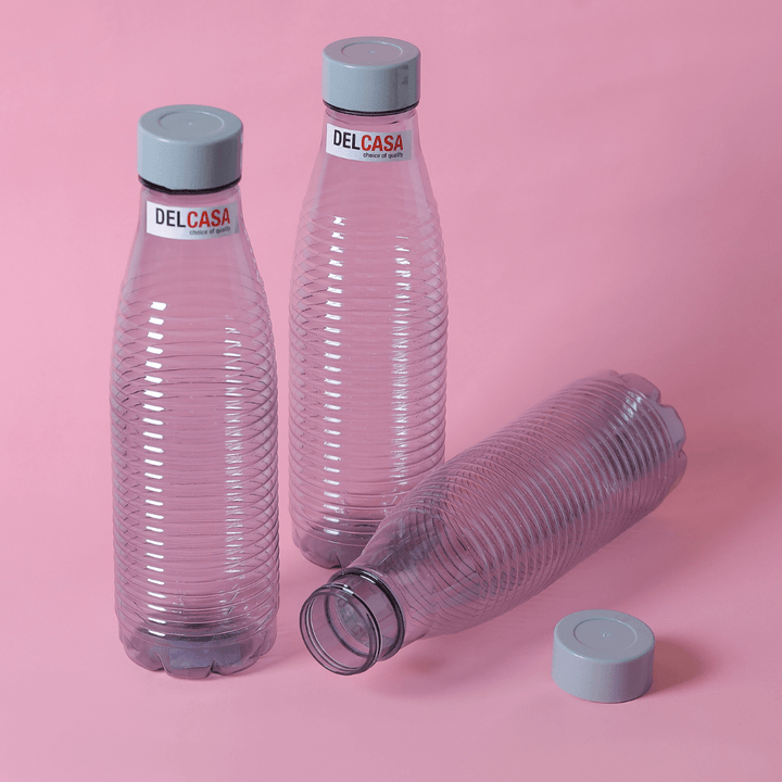 Spiral Water Bottle Set, BPA - Free & Eco - Friendly 3Pcs(900ML) - Souk Al RasDrinkware