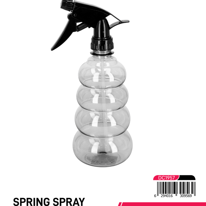 Spring Spray Bottle Black 500ML - Souk Al RasKitchen Accessories