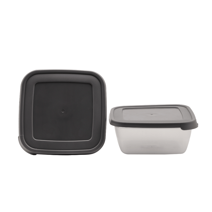 Square Storage Box Set of 2Pcs, 1500ML - Souk Al RasFood Containers & Lunch Boxes