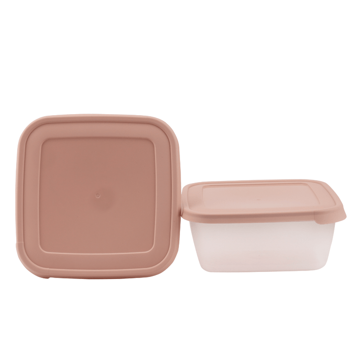 Square Storage Box Set of 2Pcs, 2500ML - Souk Al RasFood Containers & Lunch Boxes