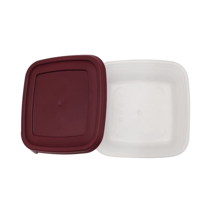 Square Storage Container, Set of 3Pcs, 900ML - Souk Al RasFood Containers & Lunch Boxes