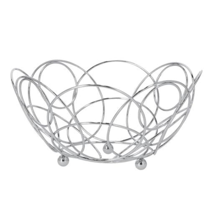 Stainless Steel Fruit Basket - Souk Al RasServing Dishes Trays & Platters