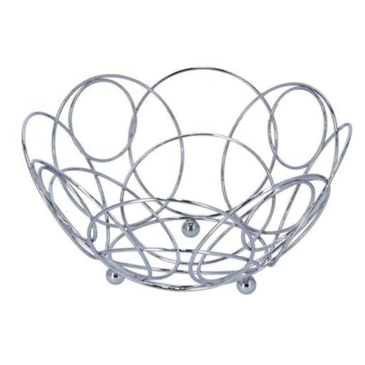 Stainless Steel Fruit Basket - Souk Al RasServing Dishes Trays & Platters