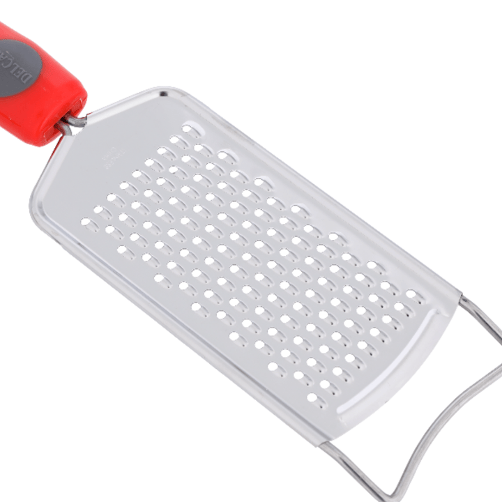 Stainless Steel Ginger Grater Silver and Red 26.5X6CM - Souk Al RasCooking Utensils