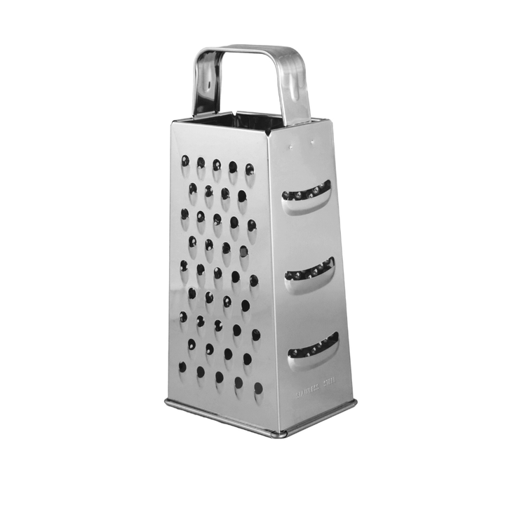 Stainless Steel Grater, 4 Side Grater, Slicer, Chopper and Zester 23CM - Souk Al RasCooking Utensils