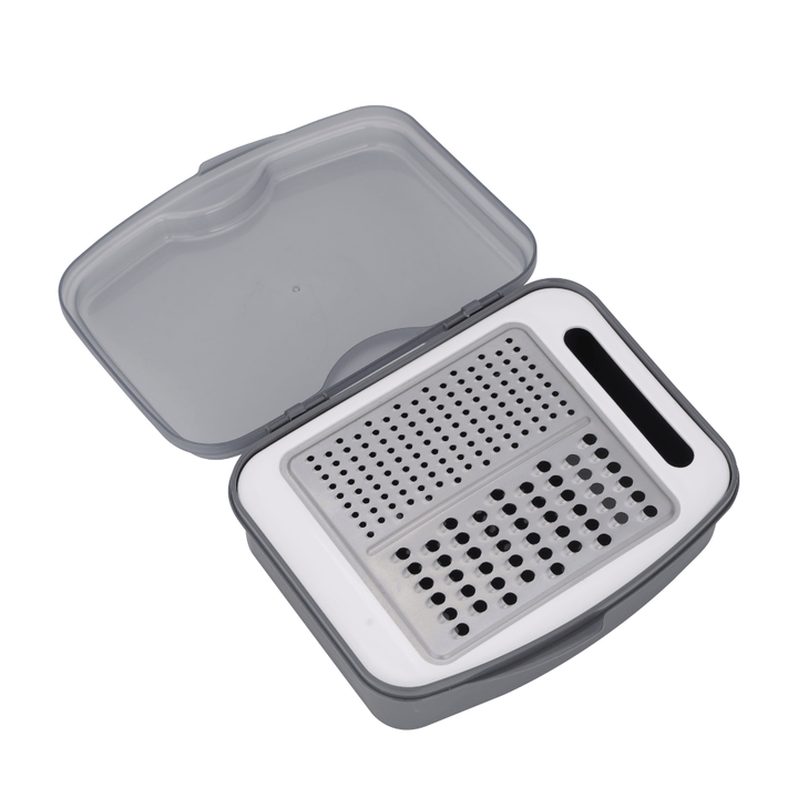 Stainless Steel Grater with Storage Container - Souk Al RasGraters Choppers Peelers Mashers & Slicers