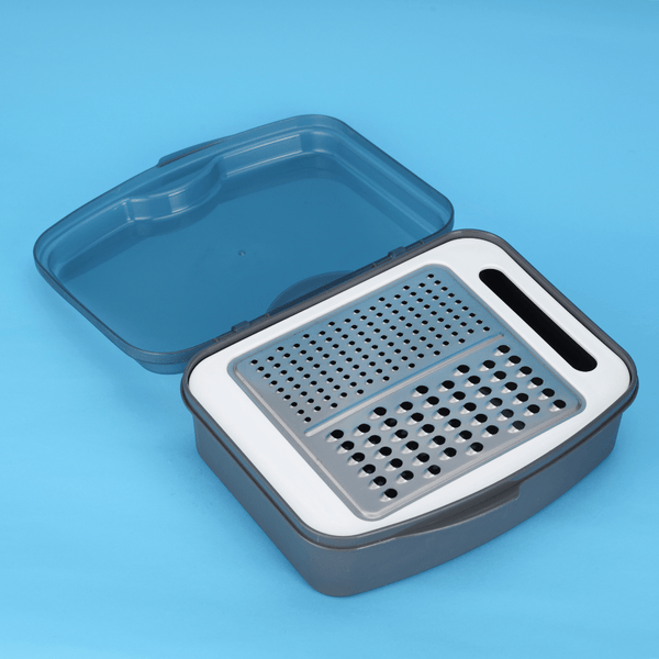 Stainless Steel Grater with Storage Container - Souk Al RasGraters Choppers Peelers Mashers & Slicers