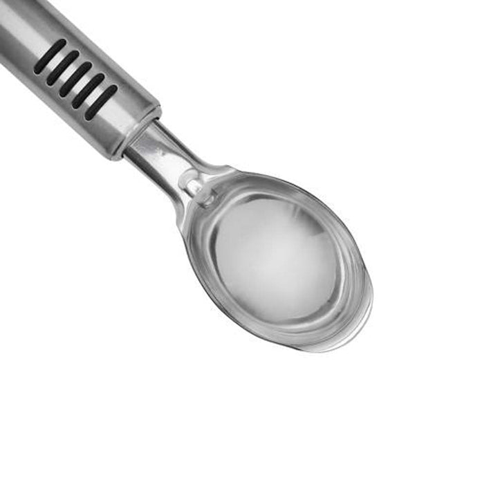 Stainless Steel Ice Cream Scoop with Comfortable TRP Handle & Hanging Loop - Durable Design. - Souk Al RasKitchen Tools