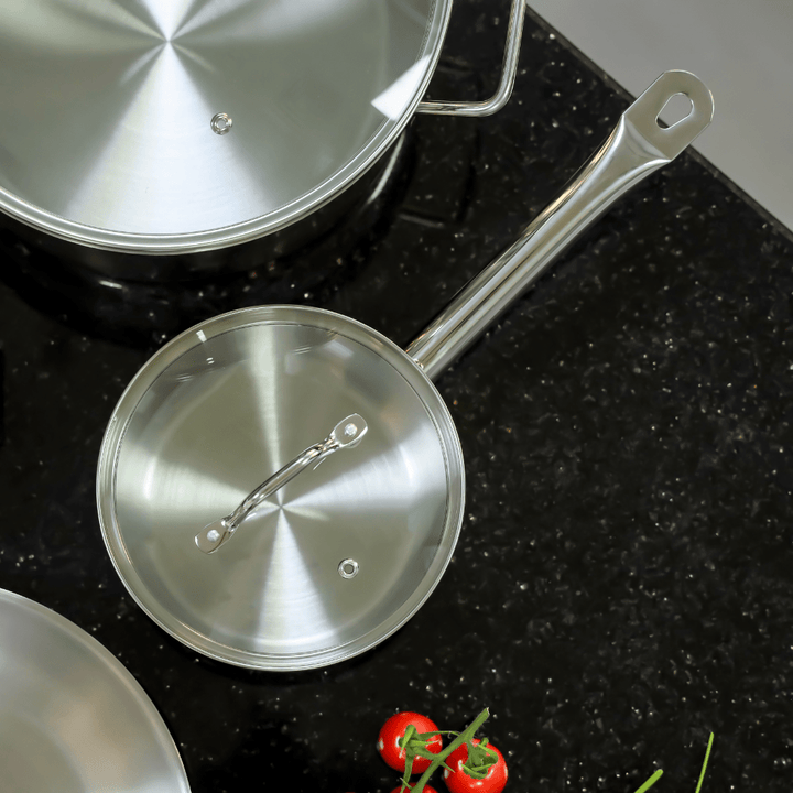 Stainless Steel Induction Cookware Set, Premium Quality Kitchenware 7Pcs - Souk Al RasCookware Sets