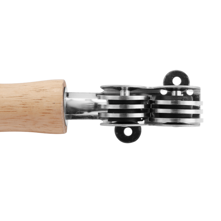 Stainless Steel Knife Sharpener With Wooden - Souk Al RasKitchen Accessories