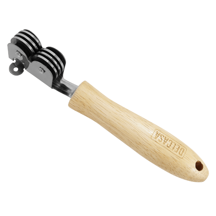 Stainless Steel Knife Sharpener With Wooden - Souk Al RasKitchen Accessories