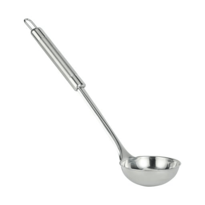 Stainless Steel Ladle with Tube Handle - Pro Soup Ladle 30.3X8.8Cm - Souk Al RasCooking Utensils