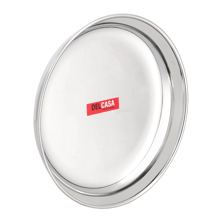 Stainless Steel Rice Plate Round Quarter Plate 21CM - Souk Al RasPlates