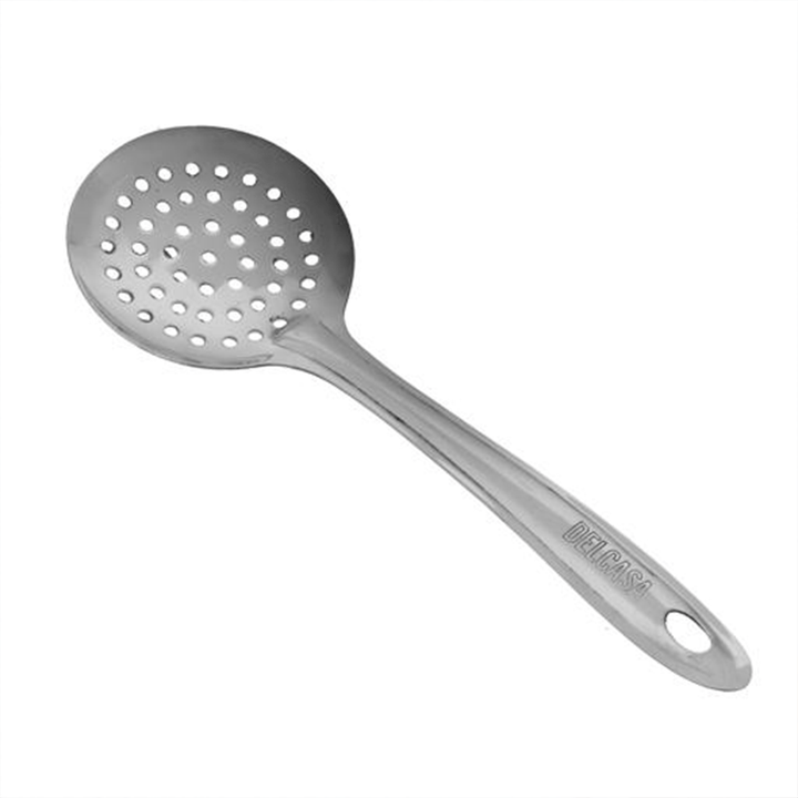 Stainless Steel Skimmer, Medium - Built - In Hanging Hole & Comfortable Handle, Dishwasher Safe - Souk Al Ras