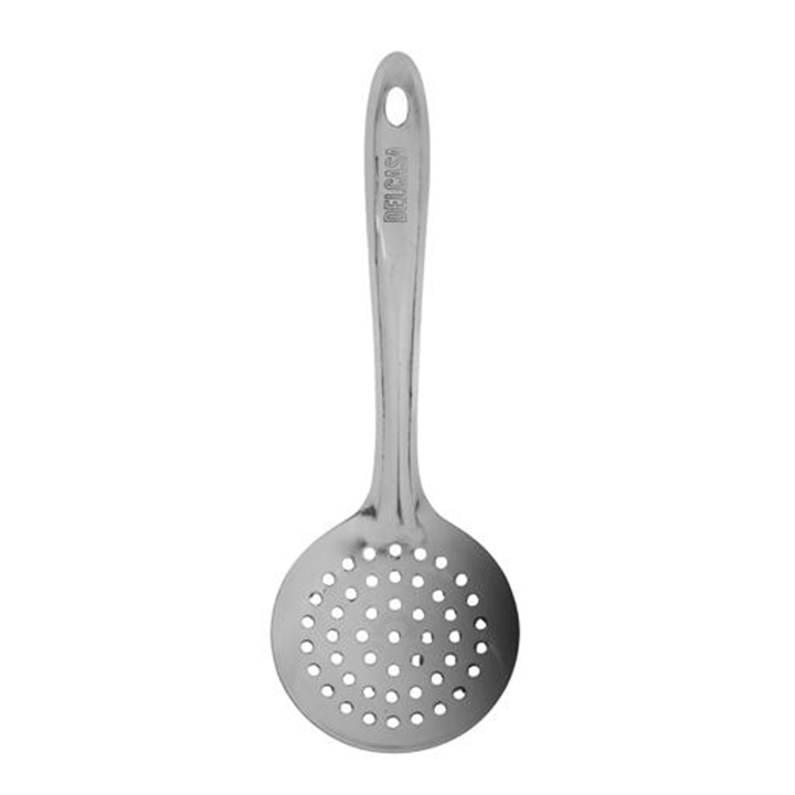 Stainless Steel Skimmer, Medium - Built - In Hanging Hole & Comfortable Handle, Dishwasher Safe - Souk Al Ras