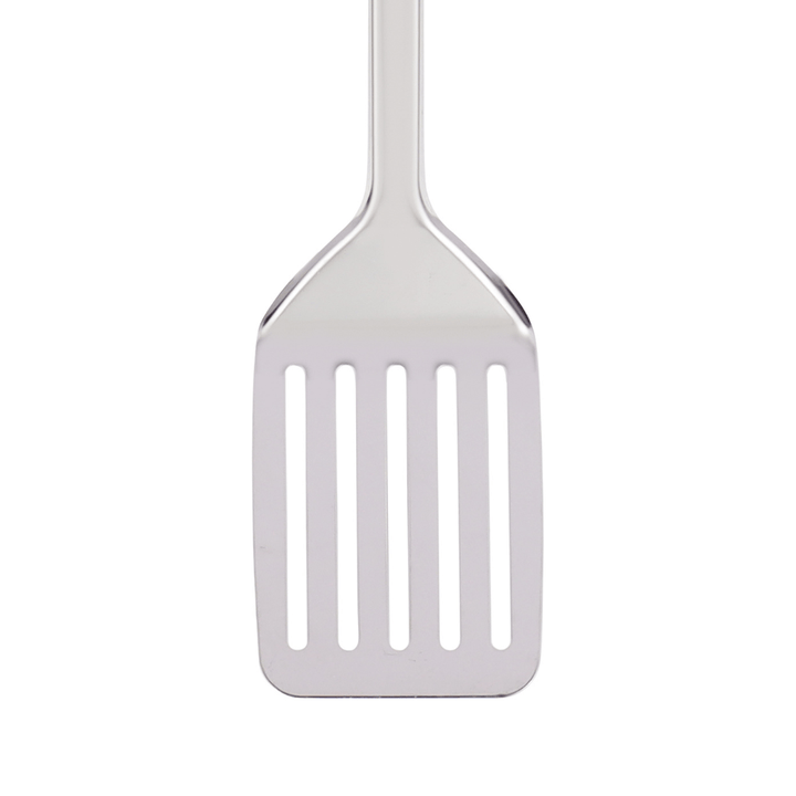 Stainless Steel Slotted Turner With Wooden Handle|premium - quality. - Souk Al RasCooking Utensils