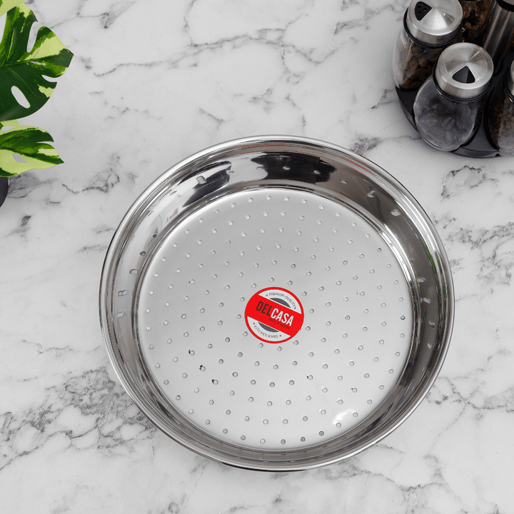 Stainless Steel Steamer Plate 26CM - Souk Al RasDinnerware