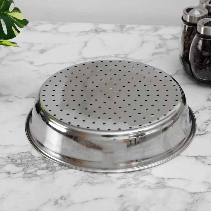 Stainless Steel Steamer Plate 26CM - Souk Al RasDinnerware