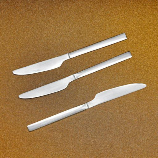 Stainless Steel Table Knife Set (3 Pieces) - Suitable for Home and Kitchen Use, Dishwasher Safe - Souk Al RasServeware