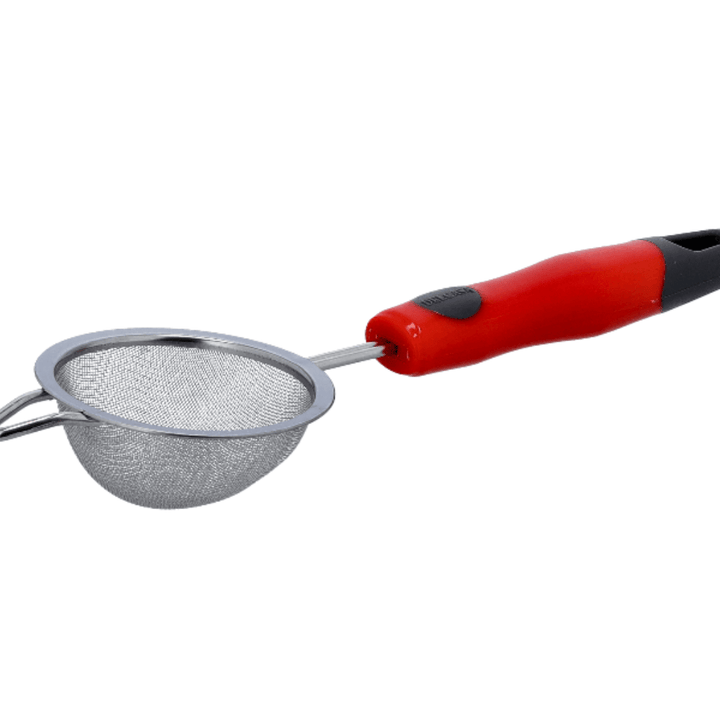 Stainless Steel Tea Strainer Silver and Red 23.5X7CM - Souk Al RasKitchen Tools & Utensils