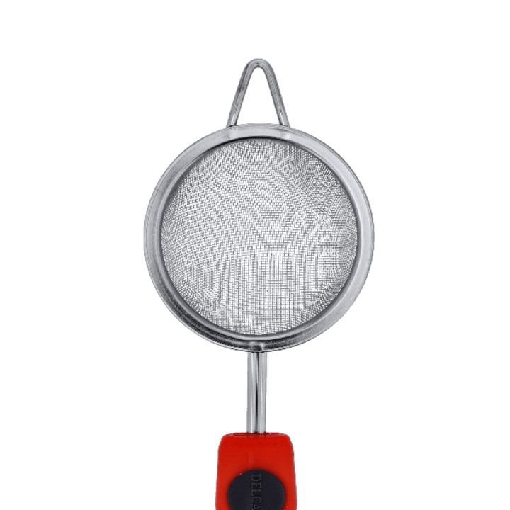 Stainless Steel Tea Strainer Silver and Red 23.5X7CM - Souk Al RasKitchen Tools & Utensils