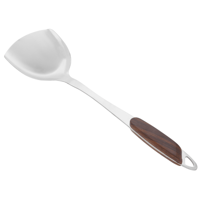 Stainless Steel Turner With Wood Finish Handle - Souk Al RasCooking Utensils