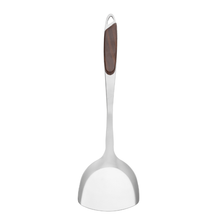 Stainless Steel Turner With Wood Finish Handle - Souk Al RasCooking Utensils