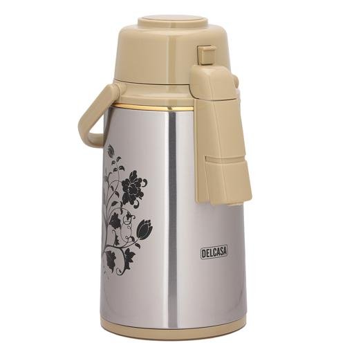 Stainless Steel Vacuum Airpot 3L - Dallah - Souk Al RasThermoses