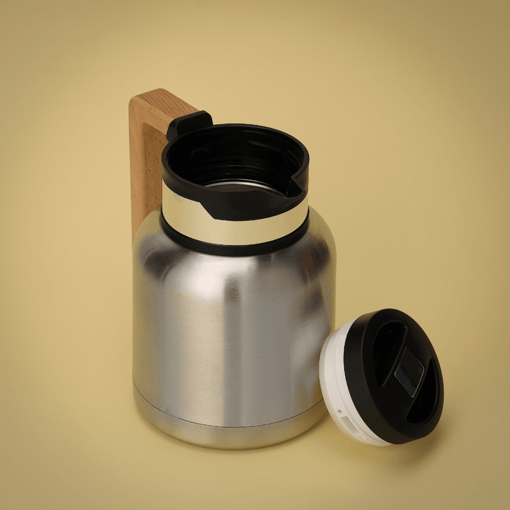 Stainless Steel Vacuum Flask Insulated & Portable 1.5L|Keeps Heat for 12 Hour - Souk Al RasDrinkware