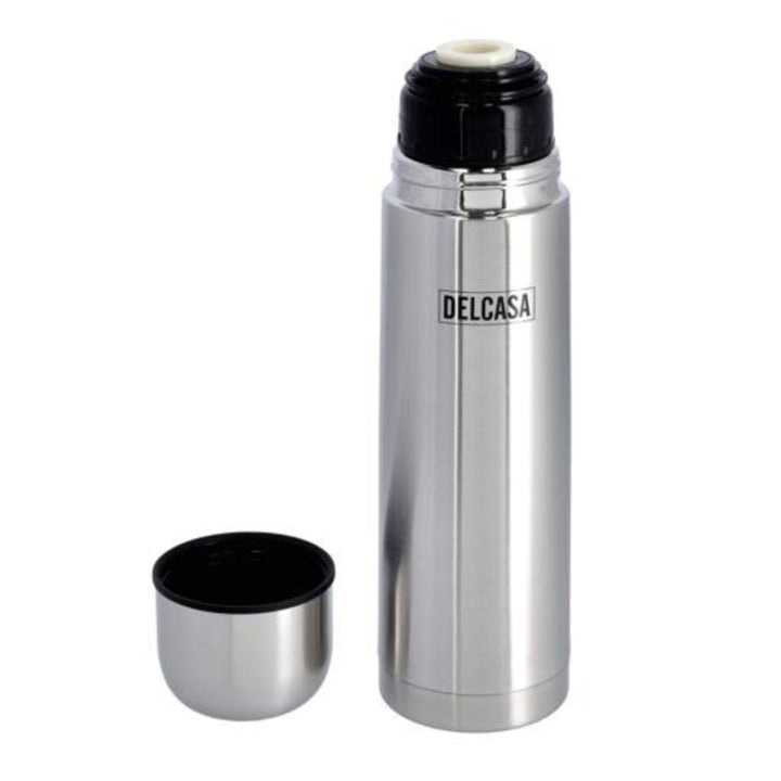 Stainless Steel Vacuum Insulated Water Bottle - Flask with Thermos Technology 1L - Souk Al RasDrinkware