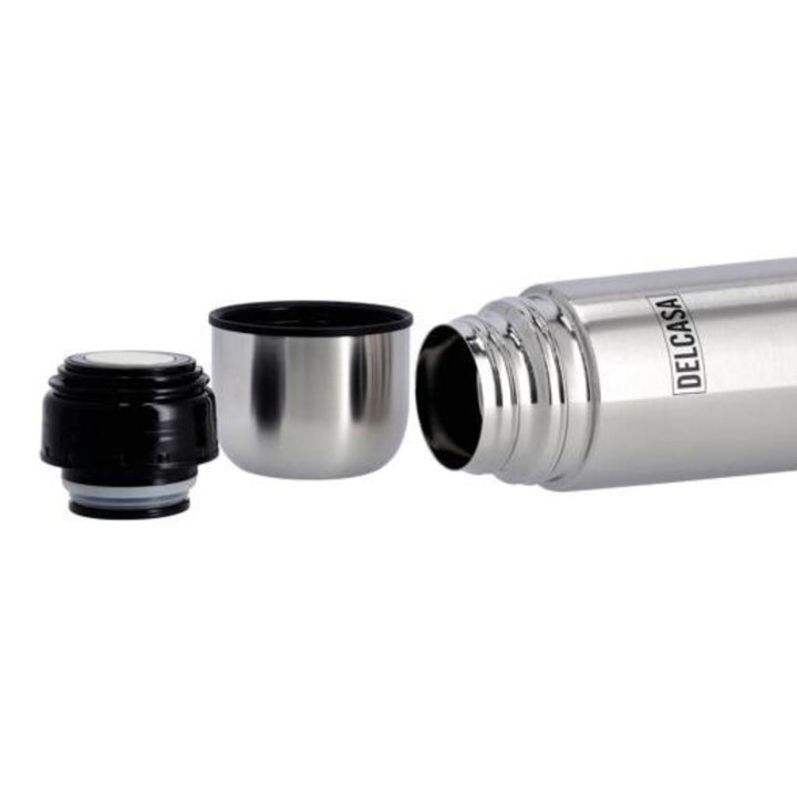 Stainless Steel Vacuum Insulated Water Bottle - Flask with Thermos Technology 1L - Souk Al RasDrinkware