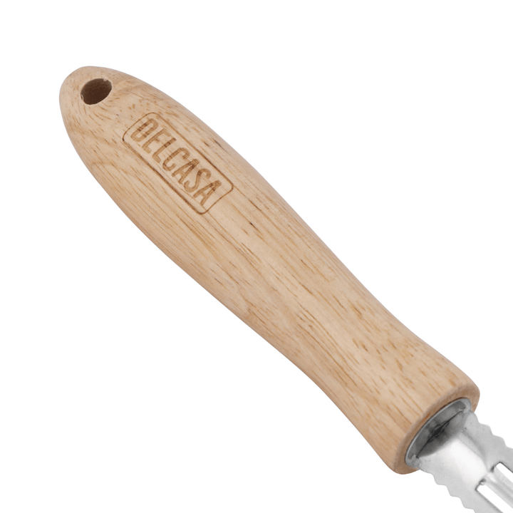 Stainless Steel Vegetable and Fruit Peeler with Wooden Handle, High - Quality Peeler - Souk Al RasCooking Utensils