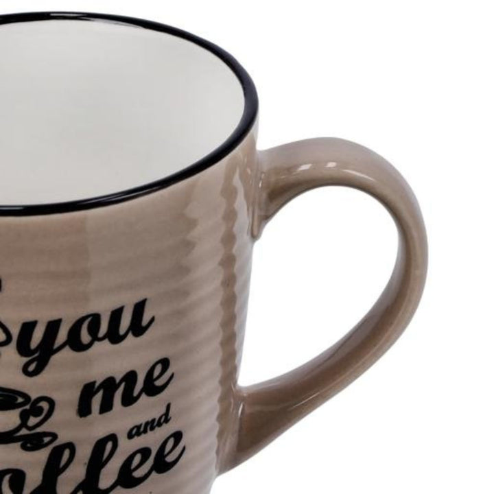 Stoneware Mug - Ideal for Large Coffee and Tea Drinks 227ML - Souk Al RasDrinkware