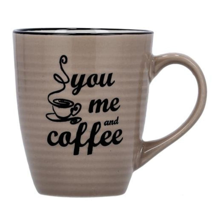 Stoneware Mug - Ideal for Large Coffee and Tea Drinks 227ML - Souk Al RasDrinkware