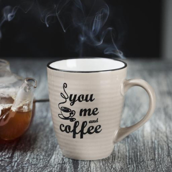 Stoneware Mug - Ideal for Large Coffee and Tea Drinks 227ML - Souk Al RasDrinkware