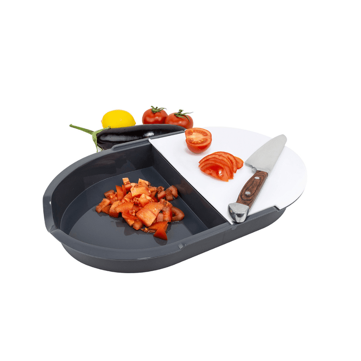 Two Chamber Cutting Board|high - quality, food - grade materials - Souk Al RasCutting Boards